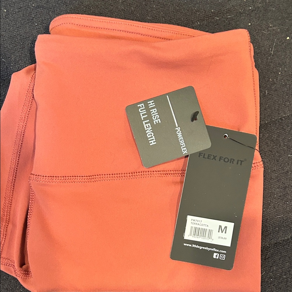 90 Degree By Reflex Terracotta Leggings